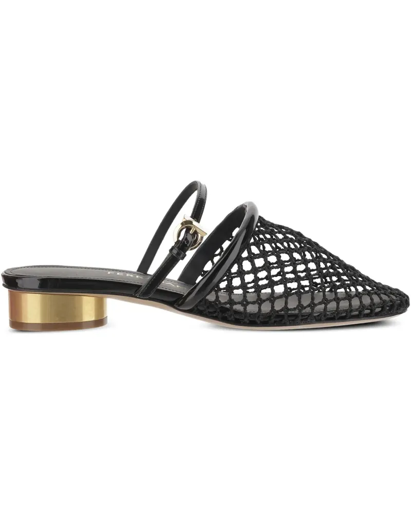Ferragamo Kimby Mules 20mm - Schwarz Schwarz