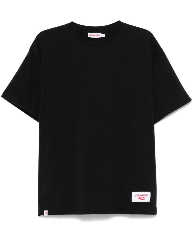 Charles Jeffrey Loverboy Label T-Shirt - Schwarz Schwarz