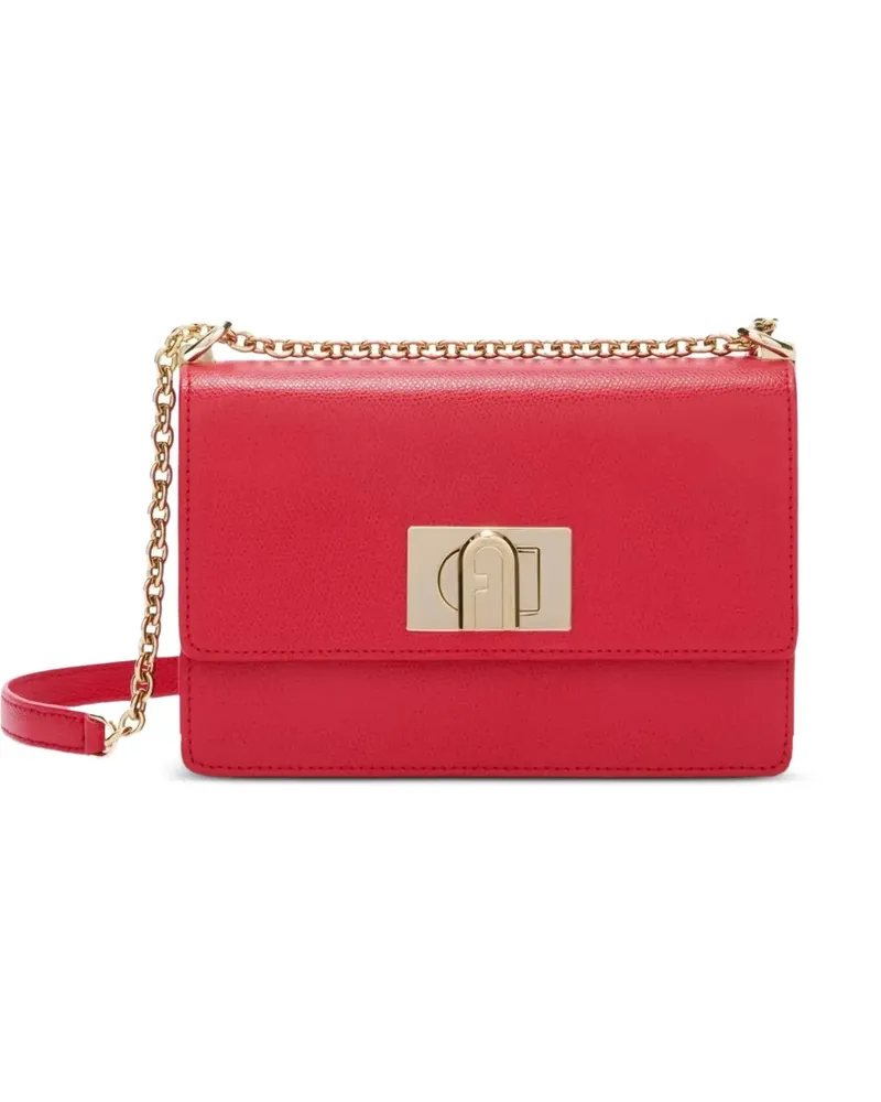 Furla logo-engraved chain shoulder bag - Rot Rot