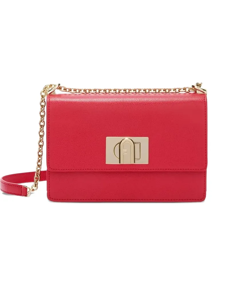 Furla logo-engraved chain shoulder bag - Rot Rot