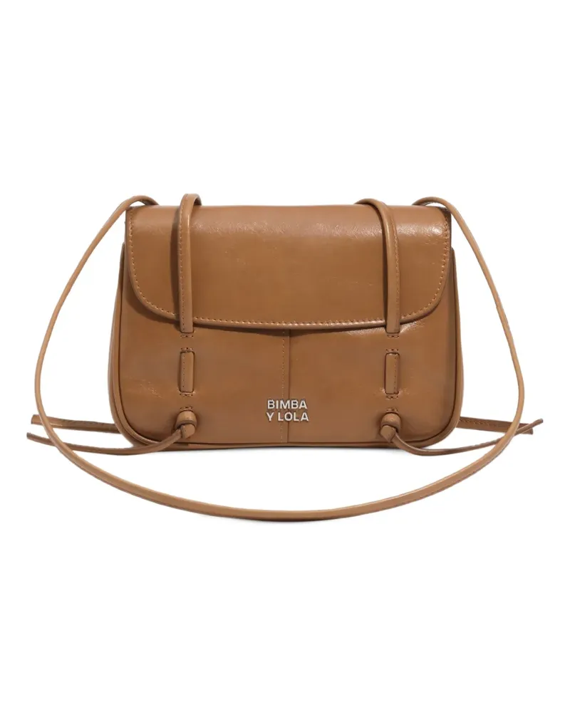BIMBA Y LOLA Mini Tasche mit Klappe - Braun Braun