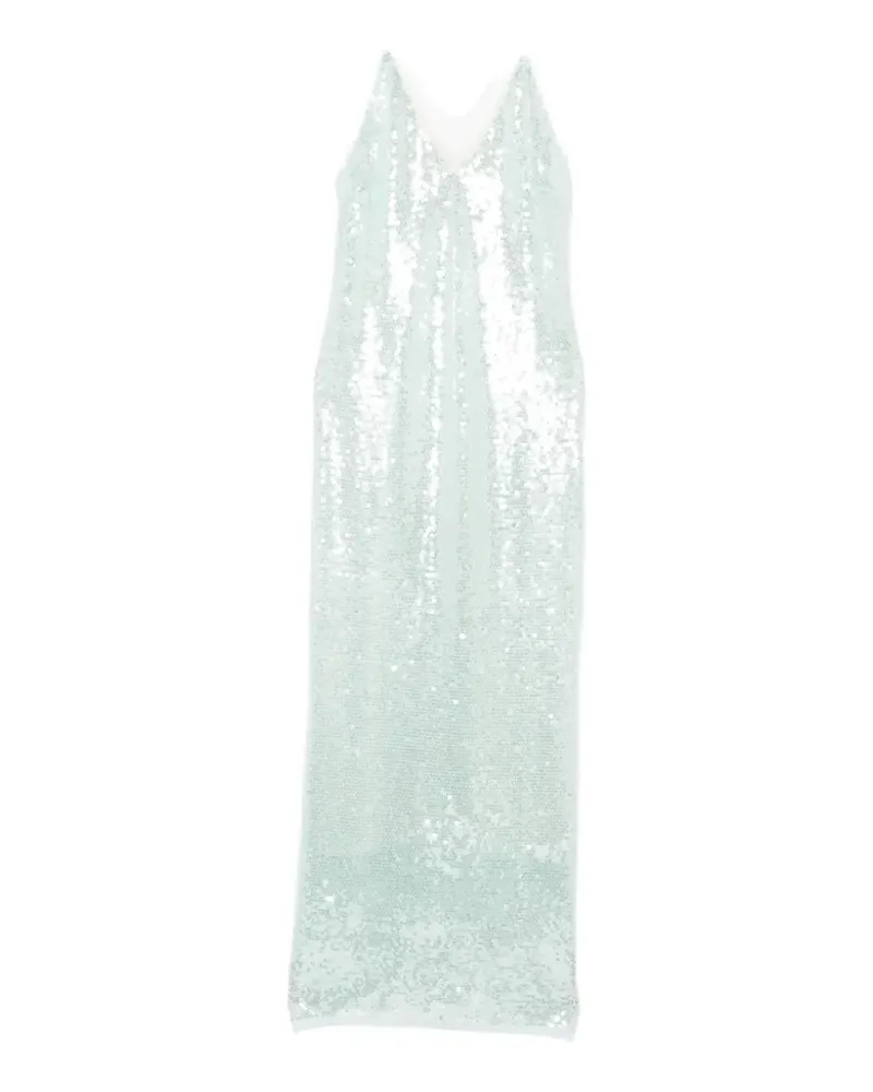 forte_forte sequin-embellished maxi dress - Grün Grün