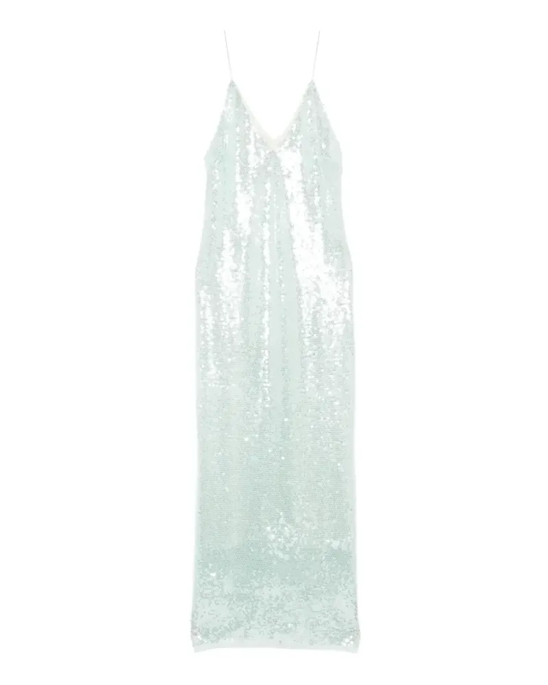 forte_forte sequin-embellished maxi dress - Grün Grün