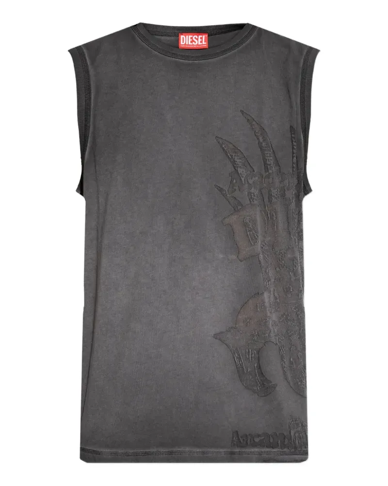 Diesel graphic-print tank top - Grau Grau