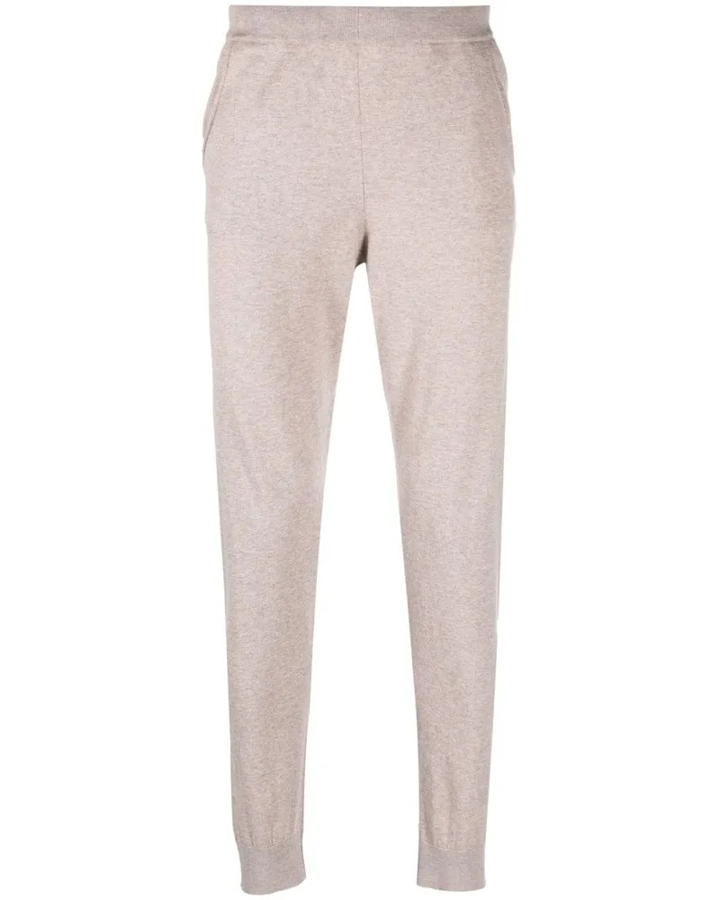 Corneliani Gestrickte Slim-Fit-Jogginghose - Nude Nude