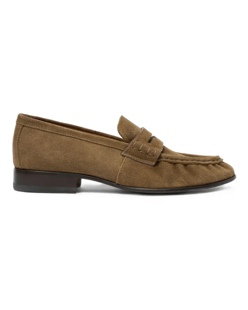 Scarosso Mar Penny-Loafer aus Wildleder - Braun Braun