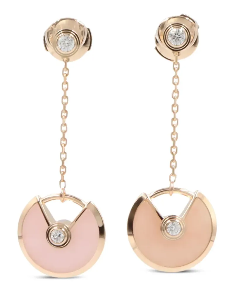 Cartier 2010s Amulet diamond and opal earrings - Rosa Rosa