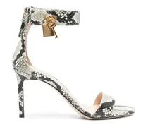 Padlock Sandalen 90mm - Schwarz