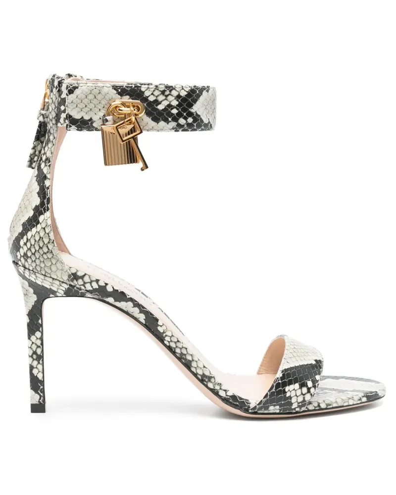 Tom Ford Padlock Sandalen 90mm - Schwarz Schwarz