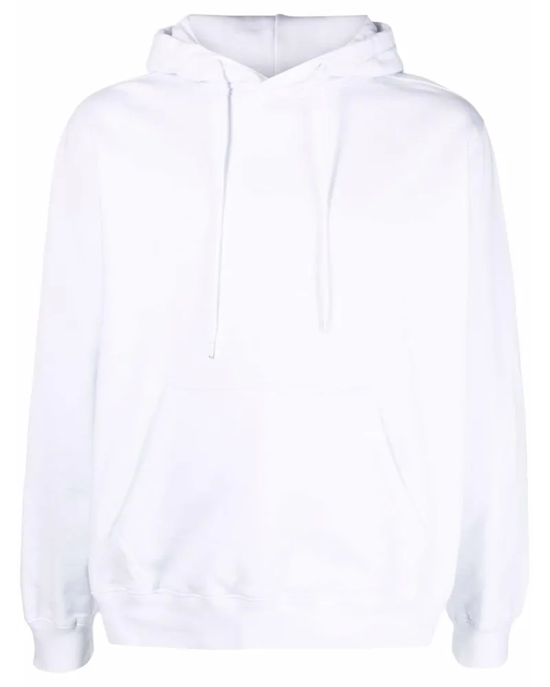 MSGM Hoodie mit Logo-Print - Weiß Weiß