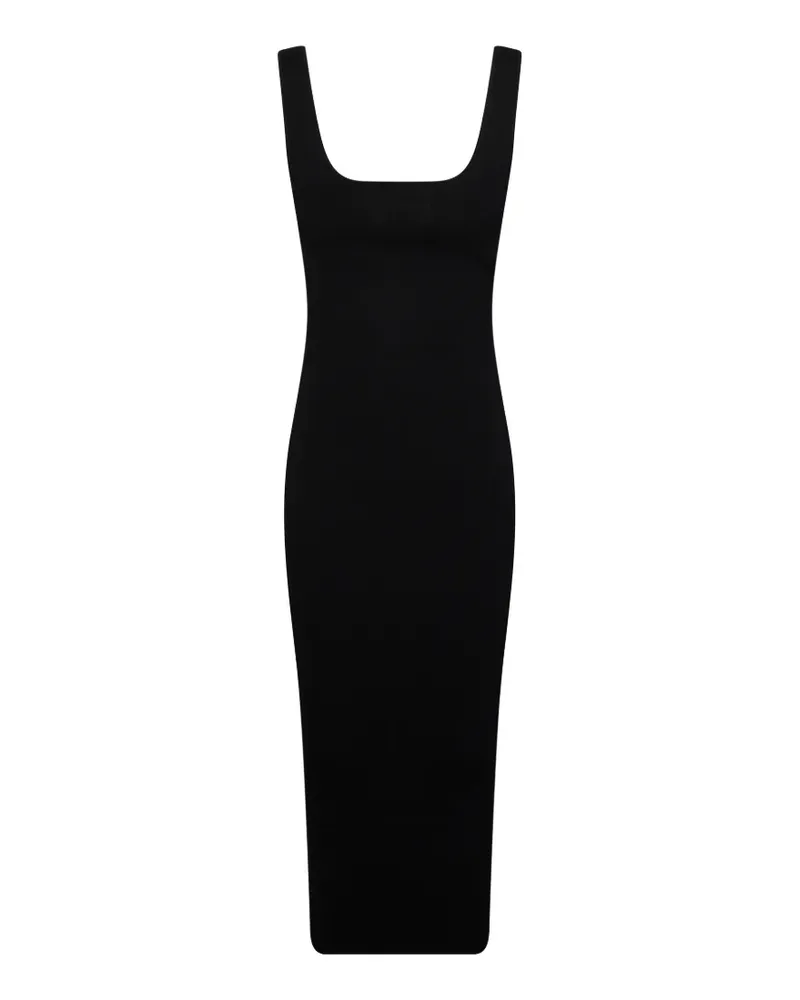 Entire Studios square-neck midi dress - Schwarz Schwarz