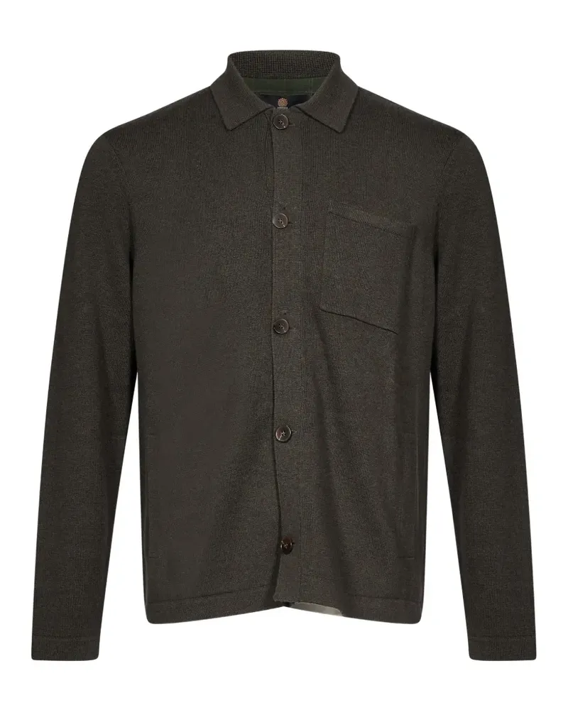 Barbour Bellam wool cardigan - Grün Grün