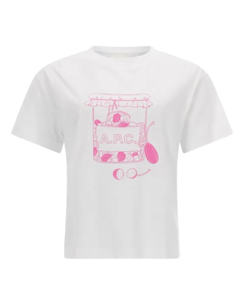 A.P.C. graphic T-shirt - Weiß Weiß