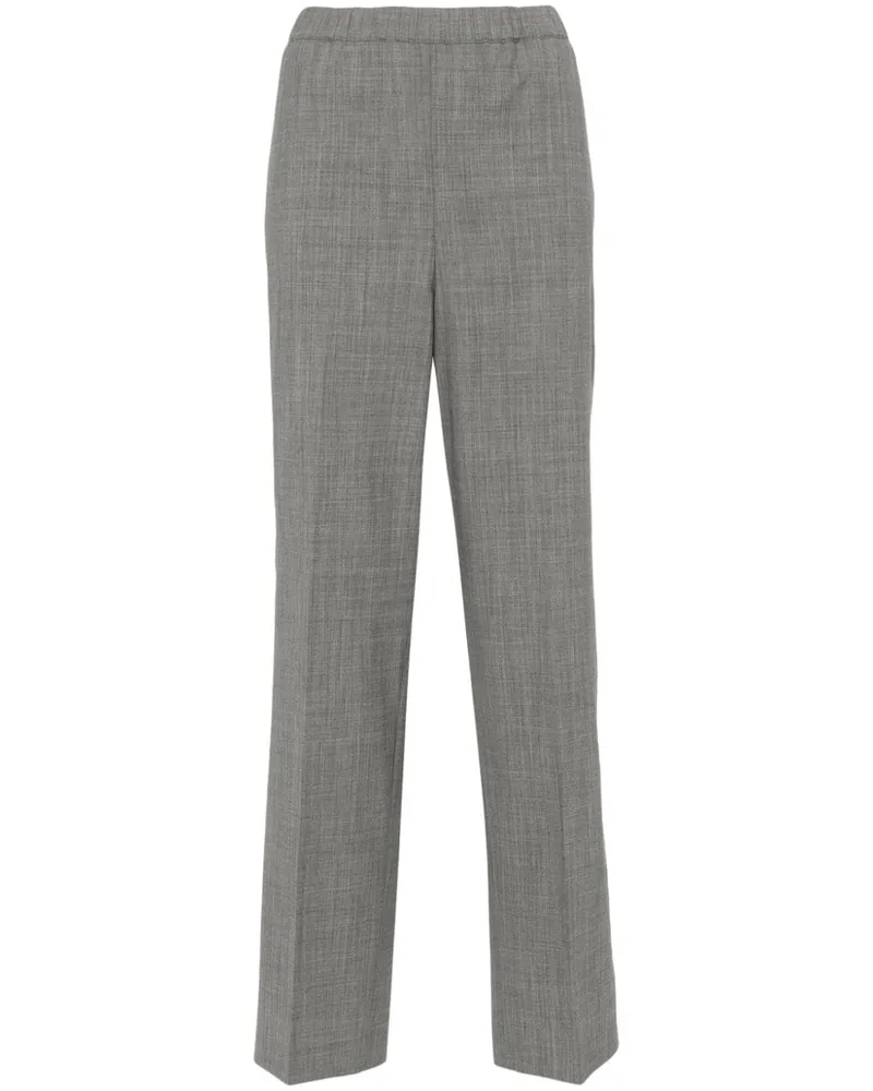 Fabiana Filippi Melierte Straight-Leg-Hose - Grau Grau