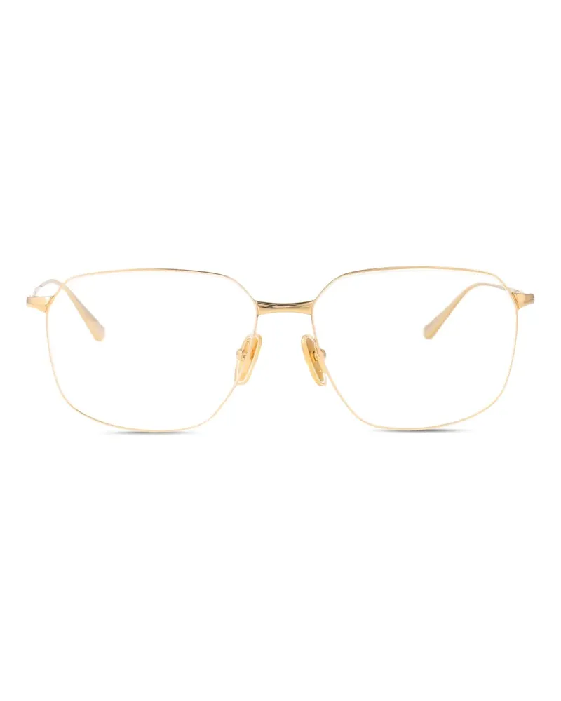 Balenciaga Brille mit eckigem Gestell - Gold Gold