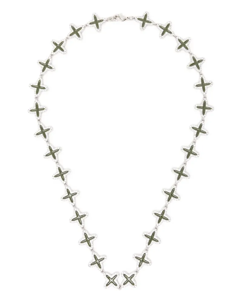 DARKAI Clover necklace - Silber Silber