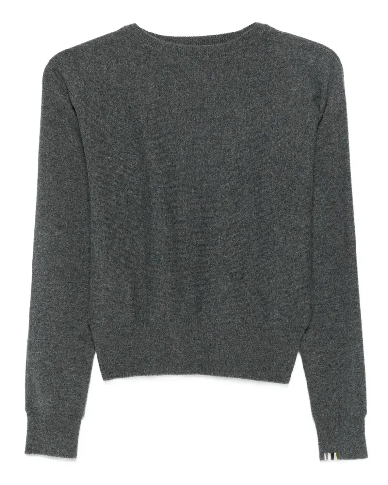 extreme cashmere Belle Pullover aus Filz - Grau Grau