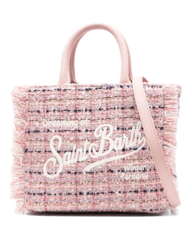 MC2 Saint Barth Vanity Mini-Tasche mit Fransen - Rosa Rosa