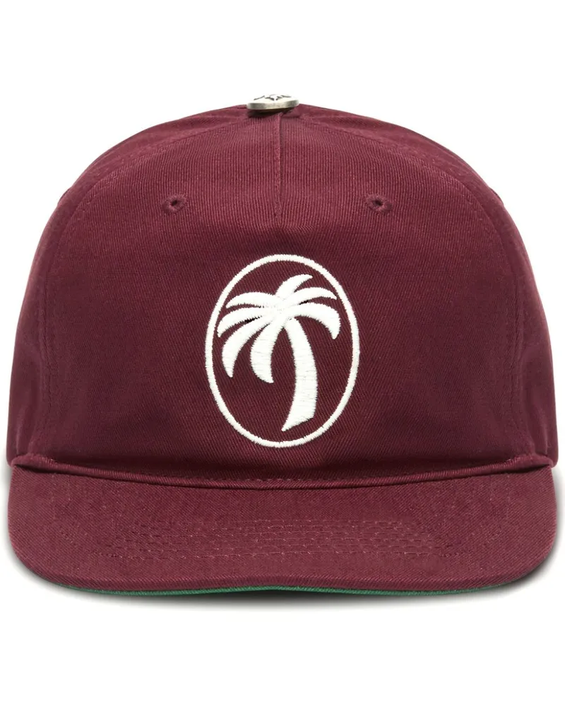 Palm Angels Baseballkappe mit Palmen-Print - Rot Rot
