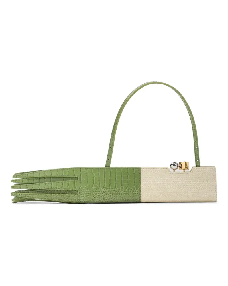 Jacquemus The Poireau Clutch - Grün Grün