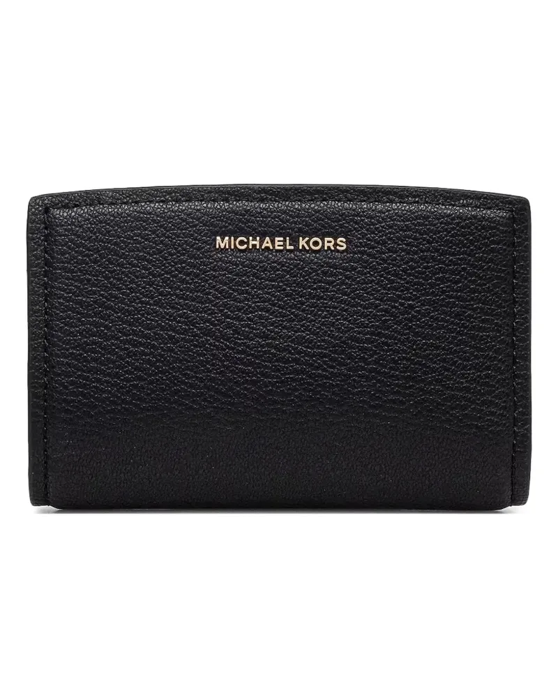 Michael Kors Strukturiertes Portemonnaie - Schwarz Schwarz