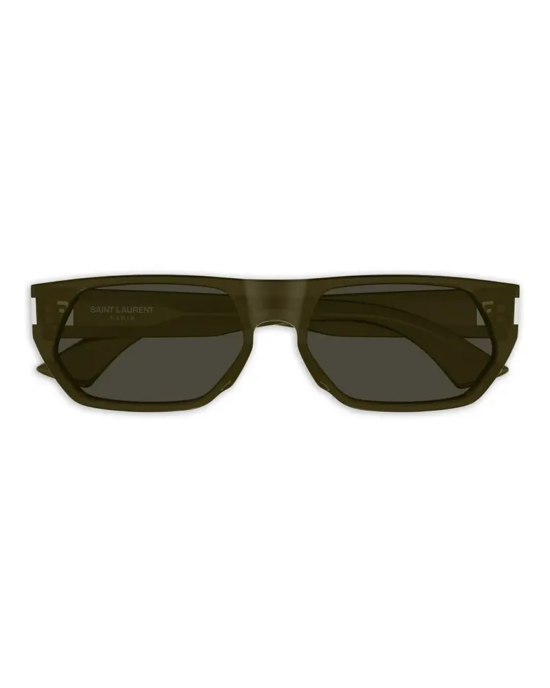 Saint Laurent SL 898 geometric-frame sunglasses - Grün Grün