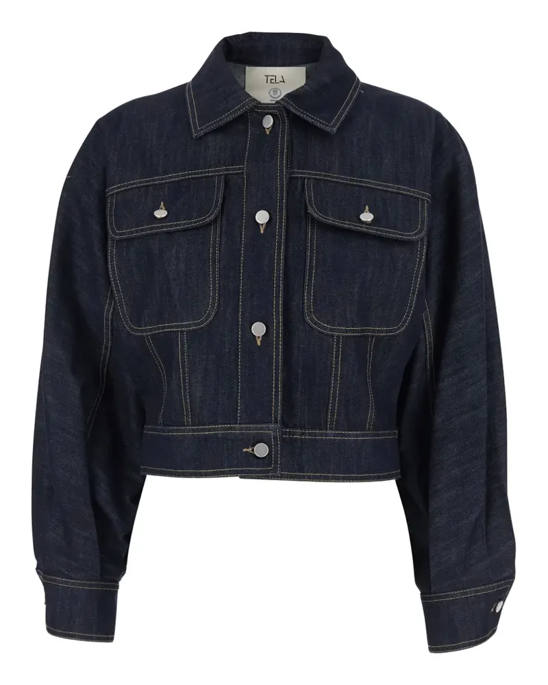 TELA Binaca denim jacket - Blau Blau