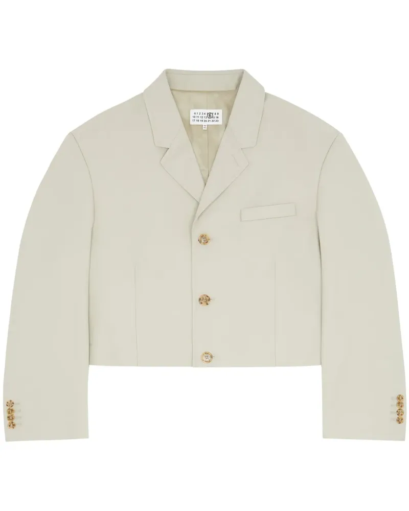 Maison Margiela Einreihiger Cropped-Blazer - Nude Nude