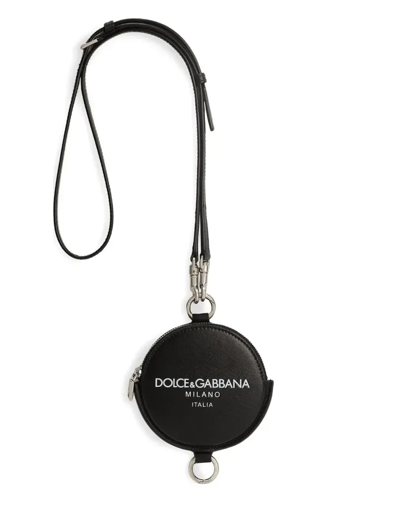 Dolce & Gabbana Portemonnaie mit Logo-Print Schwarz