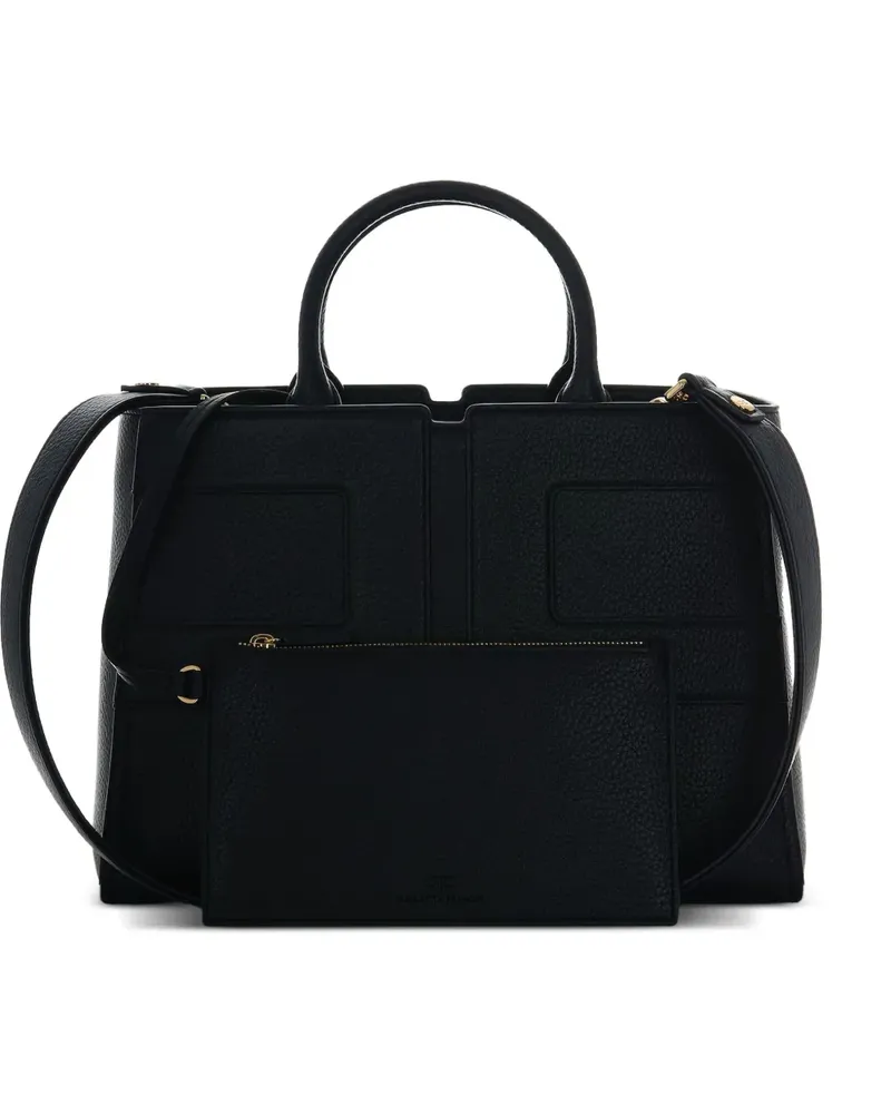 Elisabetta Franchi Handtasche mit Einsätzen - Schwarz Schwarz
