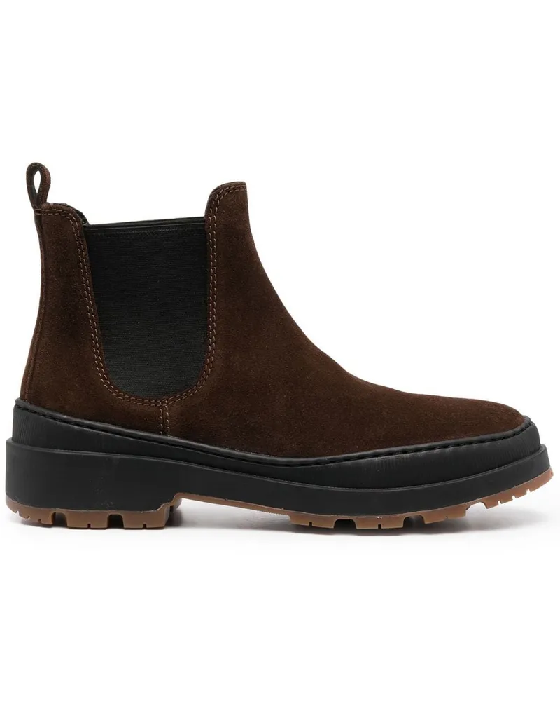 Camper Stiefeletten mit Einsatz - Braun Braun