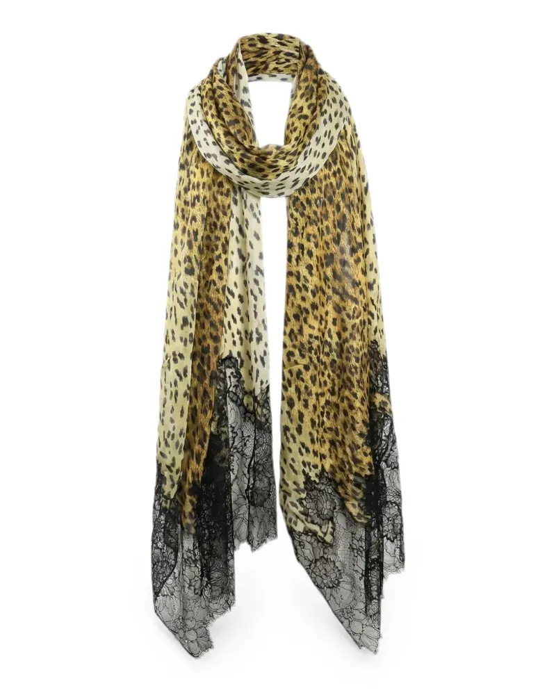Valentino Garavani Schal mit Leoparden-Print - Nude Nude