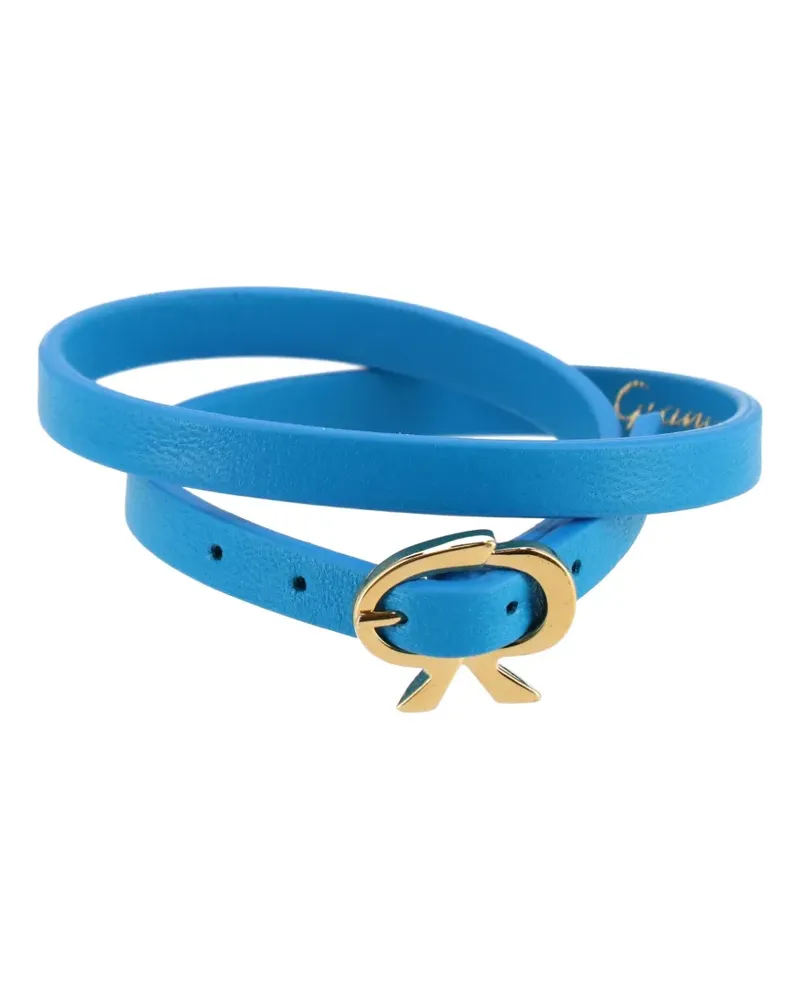 Gianvito Rossi bow-buckle belt - Blau Blau