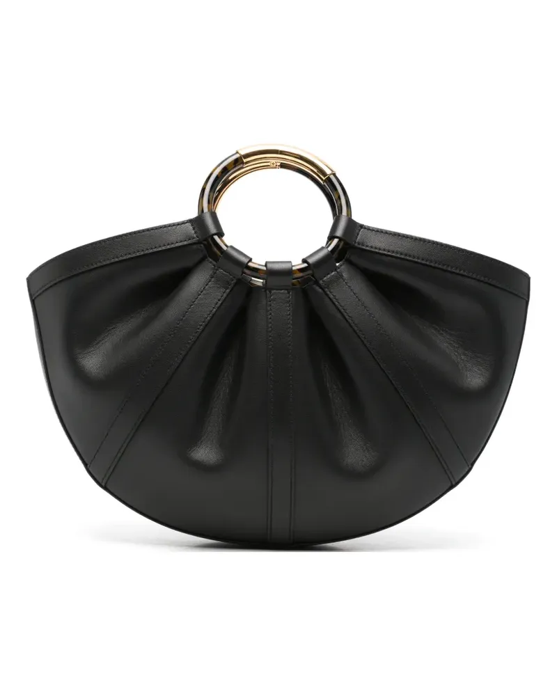Coccinelle Shell Schultertasche - Schwarz Schwarz