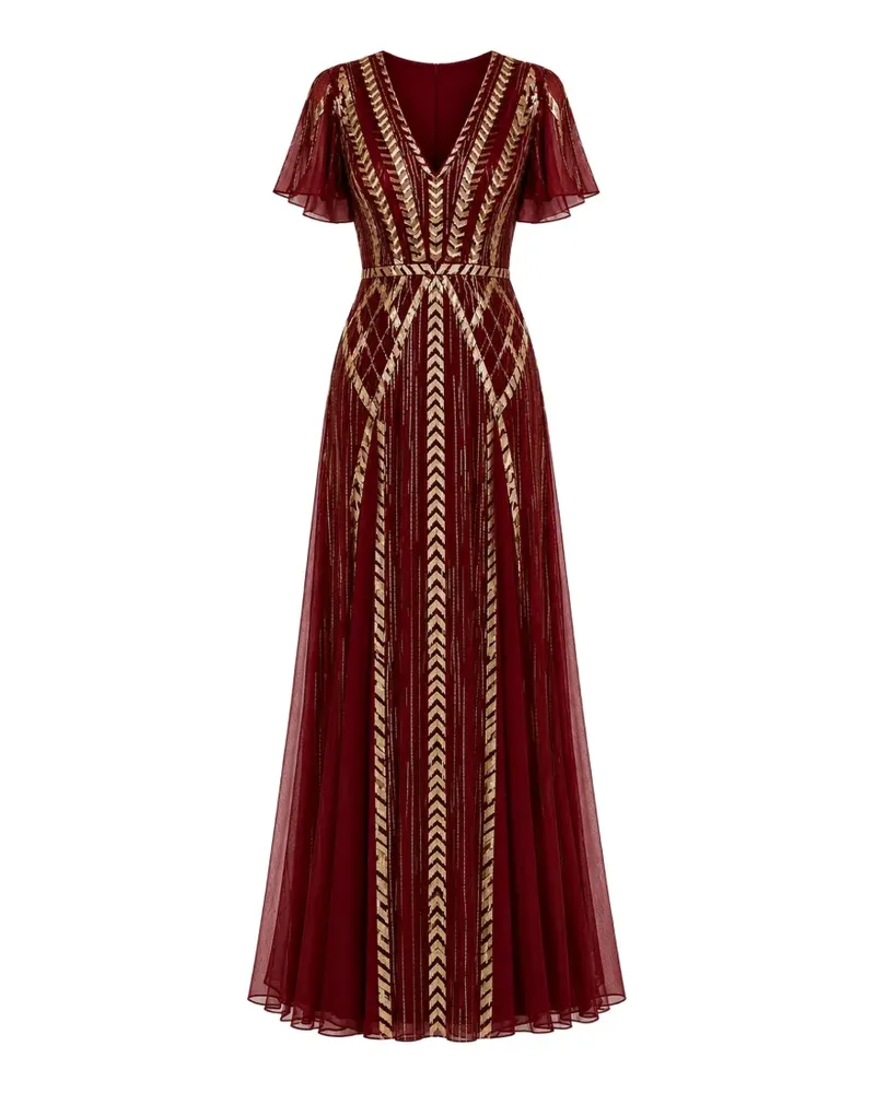 Temperley London Viola gown - Rot Rot
