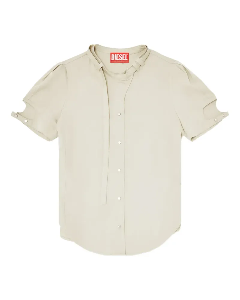 Diesel C-India Hemd mit Cut-Outs - Nude Nude