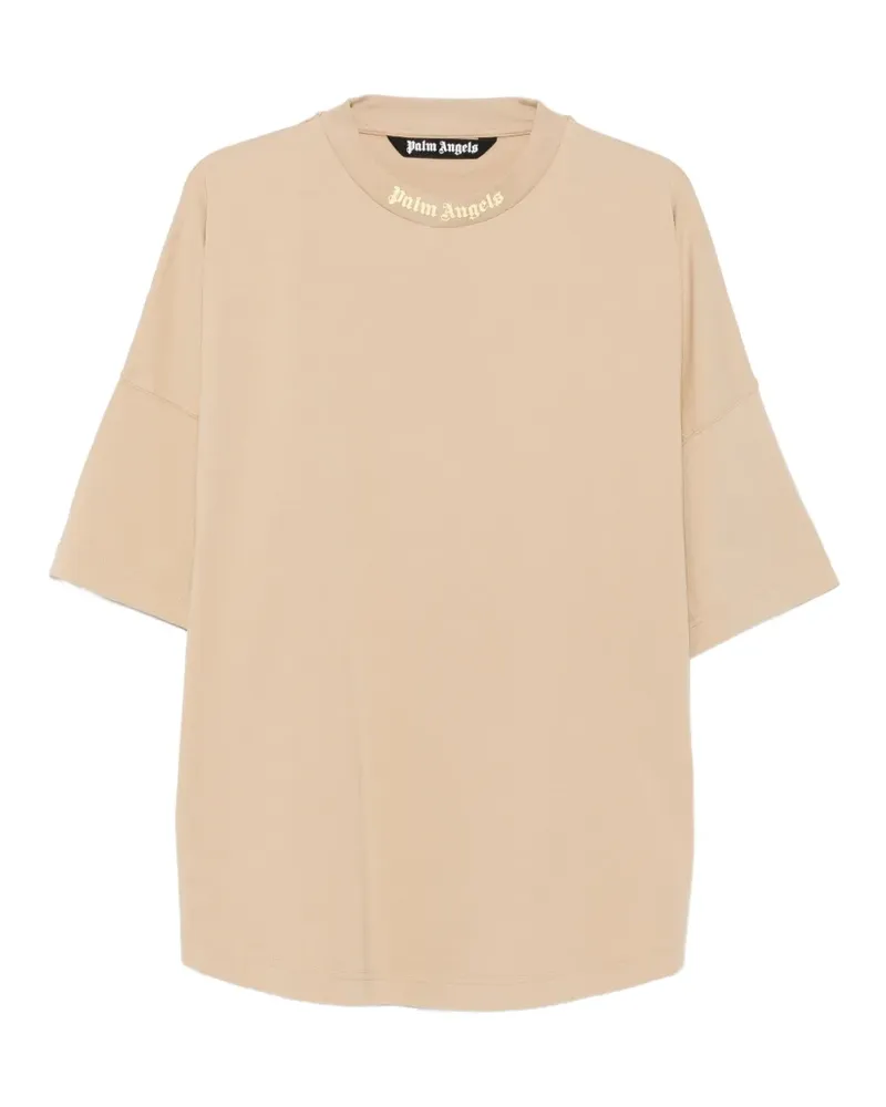 Palm Angels T-Shirt mit tiefen Schultern - Nude Nude