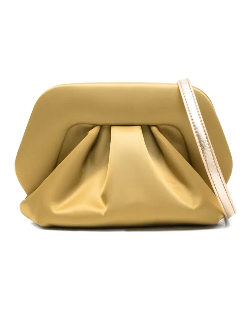 THEMOIRÈ gathered clutch bag - Gelb Gelb