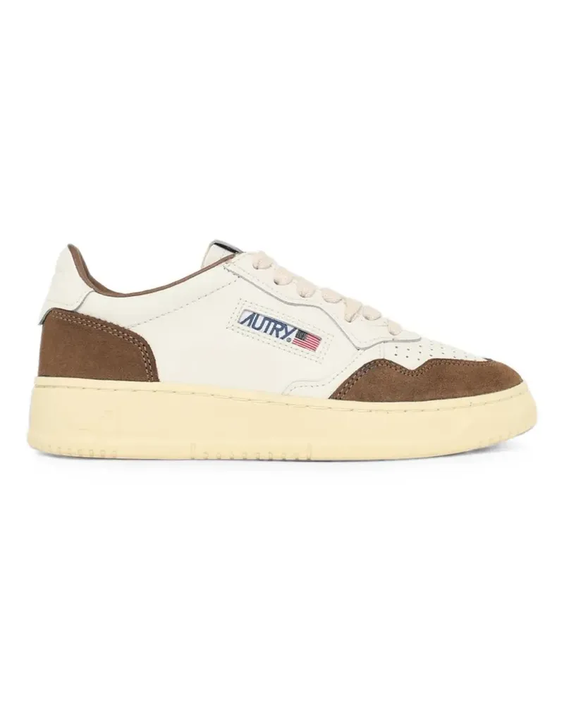 AUTRY Medalist calf leather sneakers - Nude Nude