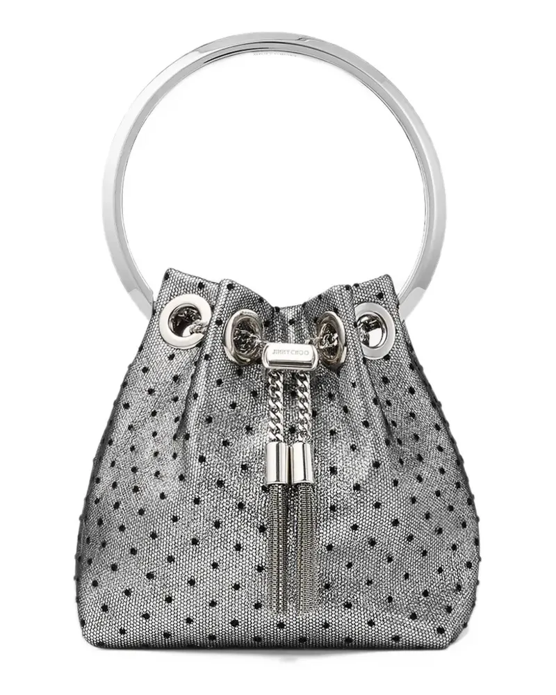 Jimmy Choo Micro Bon Bon mini bag - Silber Silber