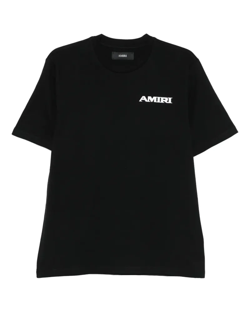 Amiri T-Shirt mit Logo - Schwarz Schwarz