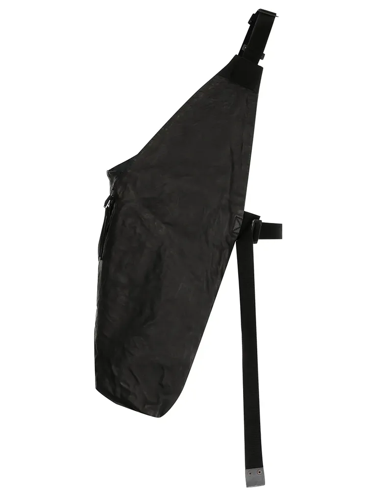 Boris Bidjan Saberi One-Shoulder-Weste - Schwarz Schwarz