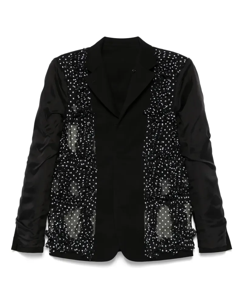 Comme des Garçons Wendbarer Blazer - Schwarz Schwarz