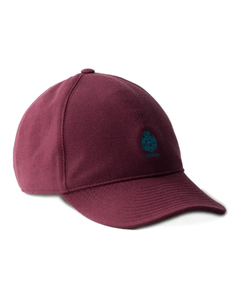 Prada old piqué baseball cap - Rot Rot