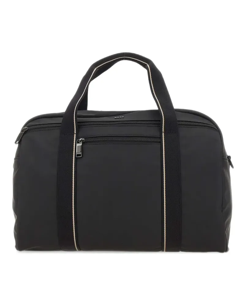 HUGO BOSS Zeph Reisetasche mit Logo - Schwarz Schwarz
