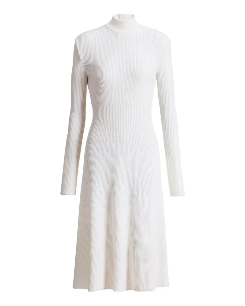 Balmain Langes Strickkleid - Weiß Weiß
