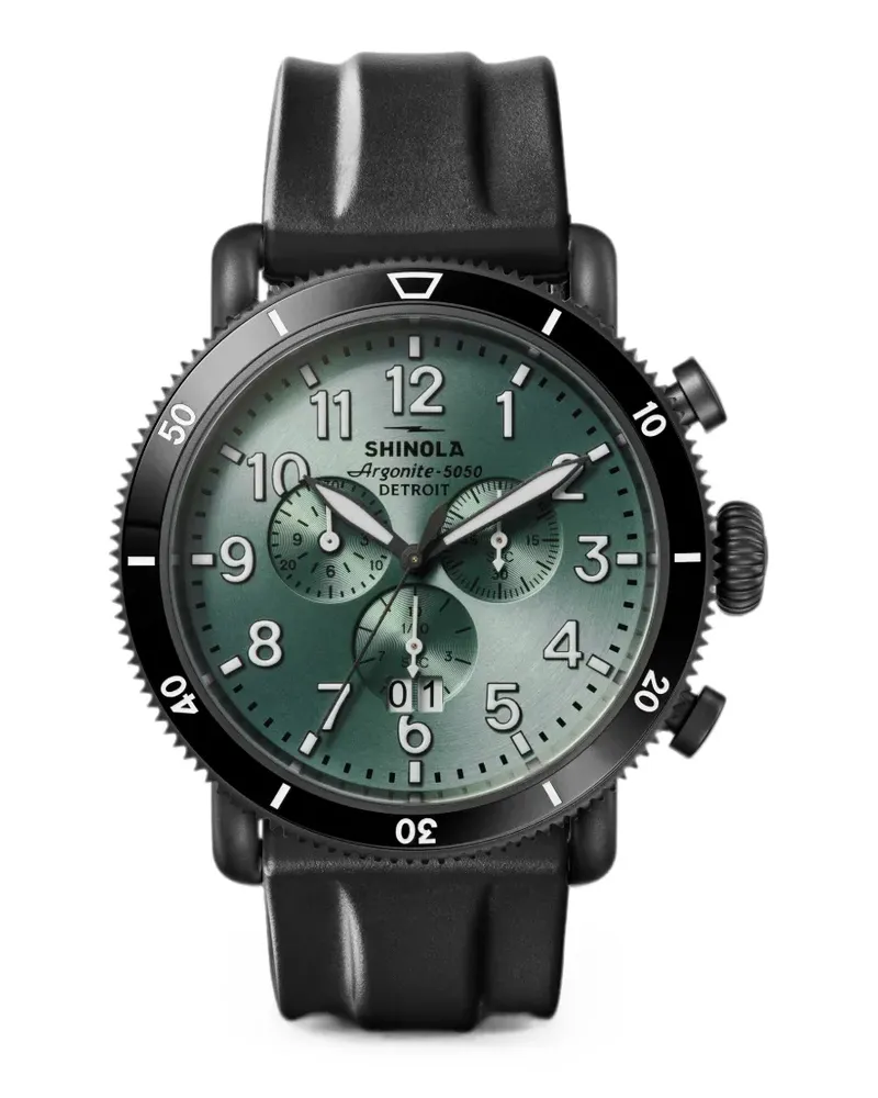 SHINOLA Runwell Sport Chrono Armbanduhr 48mm - Grün Grün