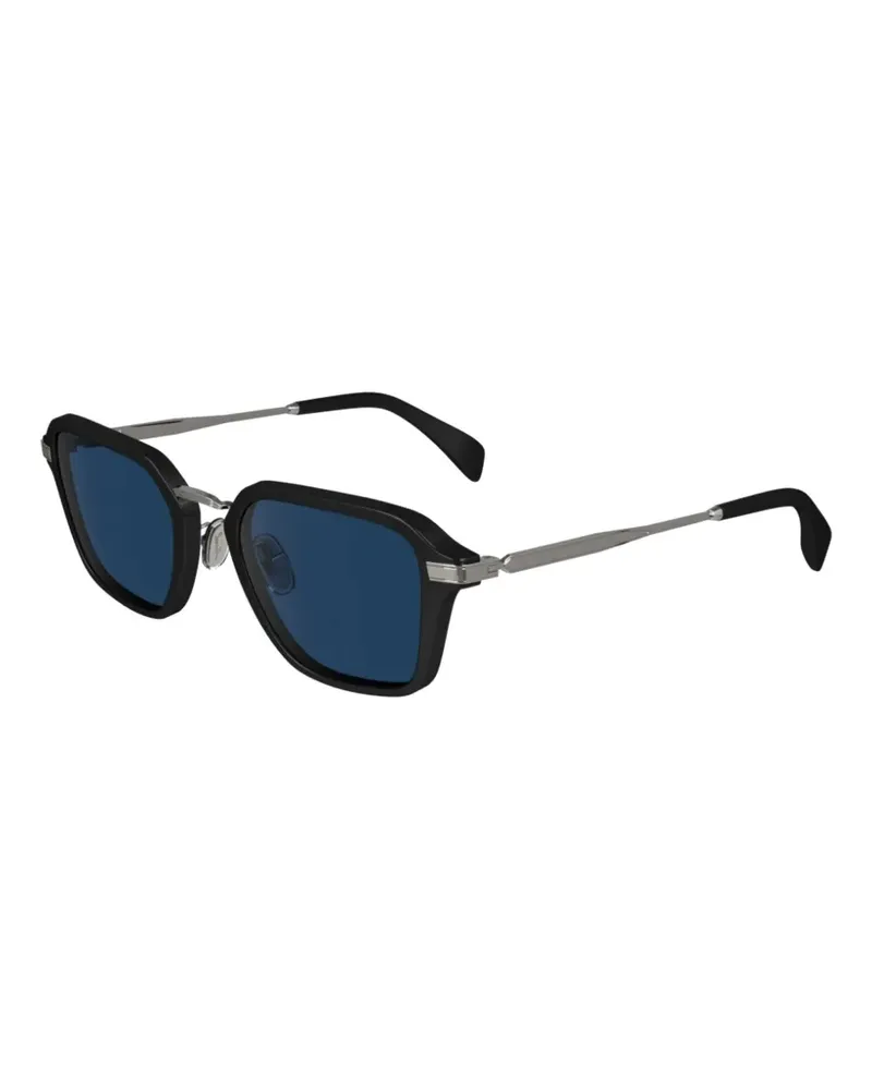 Paul Smith Kean Sonnenbrille mit geometrischem Gestell - Schwarz Schwarz