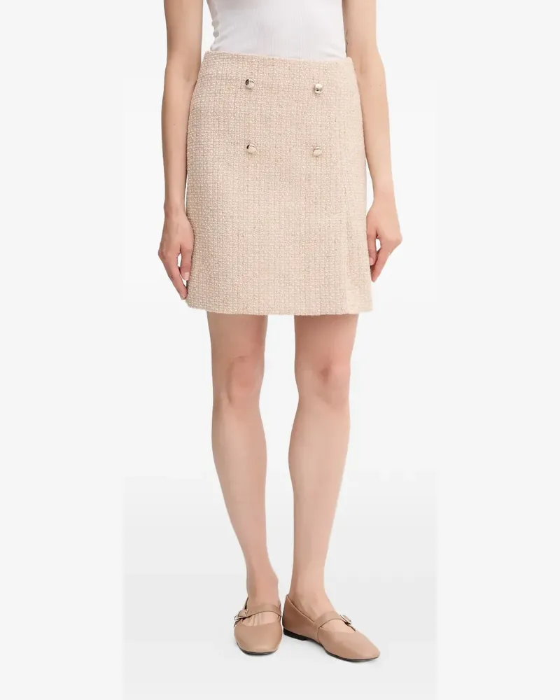 JOOP! Saida tweed mini skirt - Nude Nude
