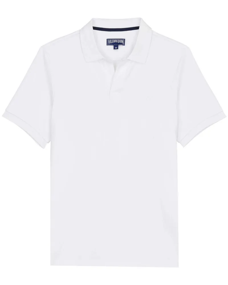 Vilebrequin Poloshirt mit Logo-Print - Weiß Weiß